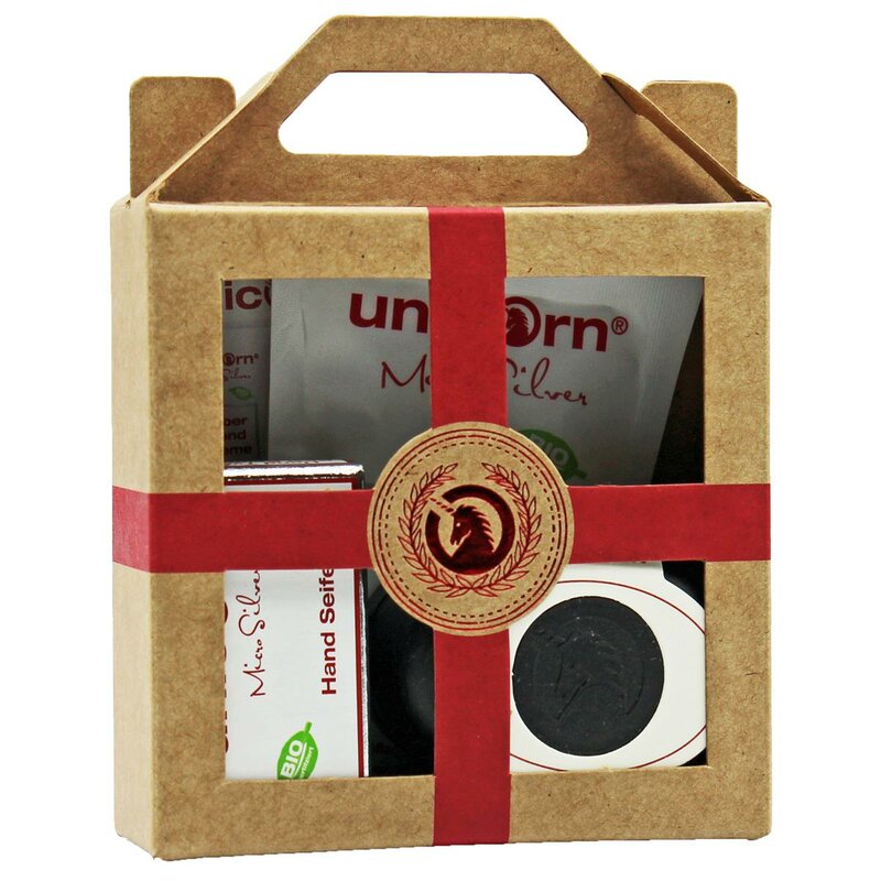 unicorn® Handpflege-Set Happy-Hands" small mit Seifendose, rot"