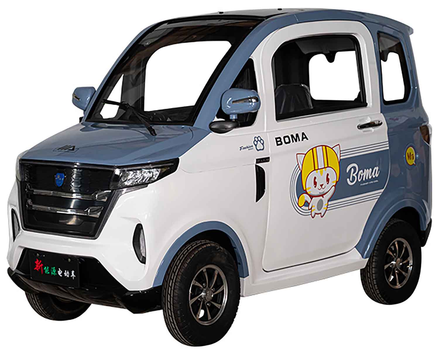EccoStar X5 E Mint 58Ah Akku 4-Wheeler MicroCar 45km/h Mokick ab15 mit Führerschein AM 2-Personen Straßenzulassung