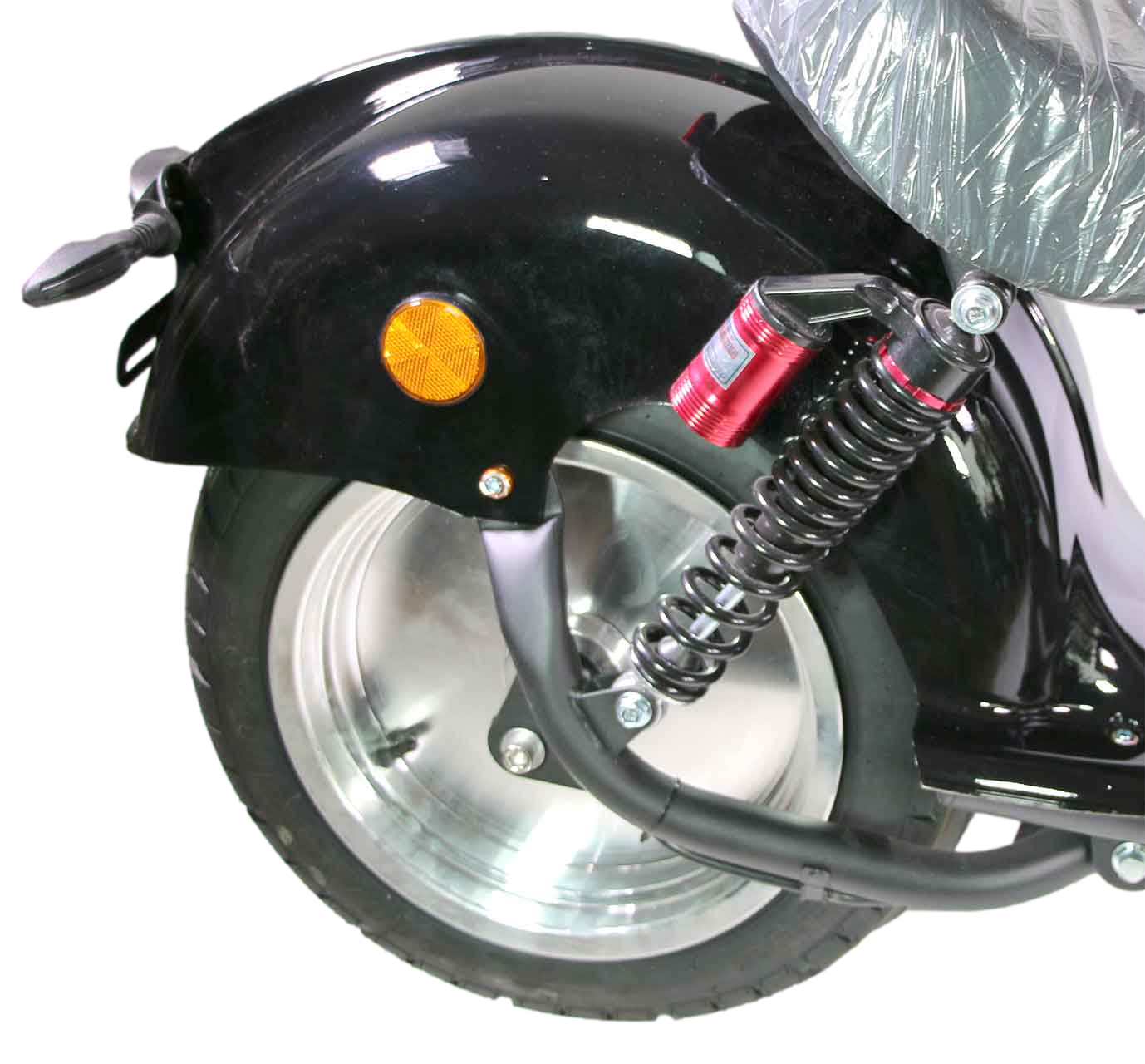 Motorrad Chopper RE10CP4 Elektro-Chopper Schwarz 45km/h 60V25Ah Alufelgen 3kW