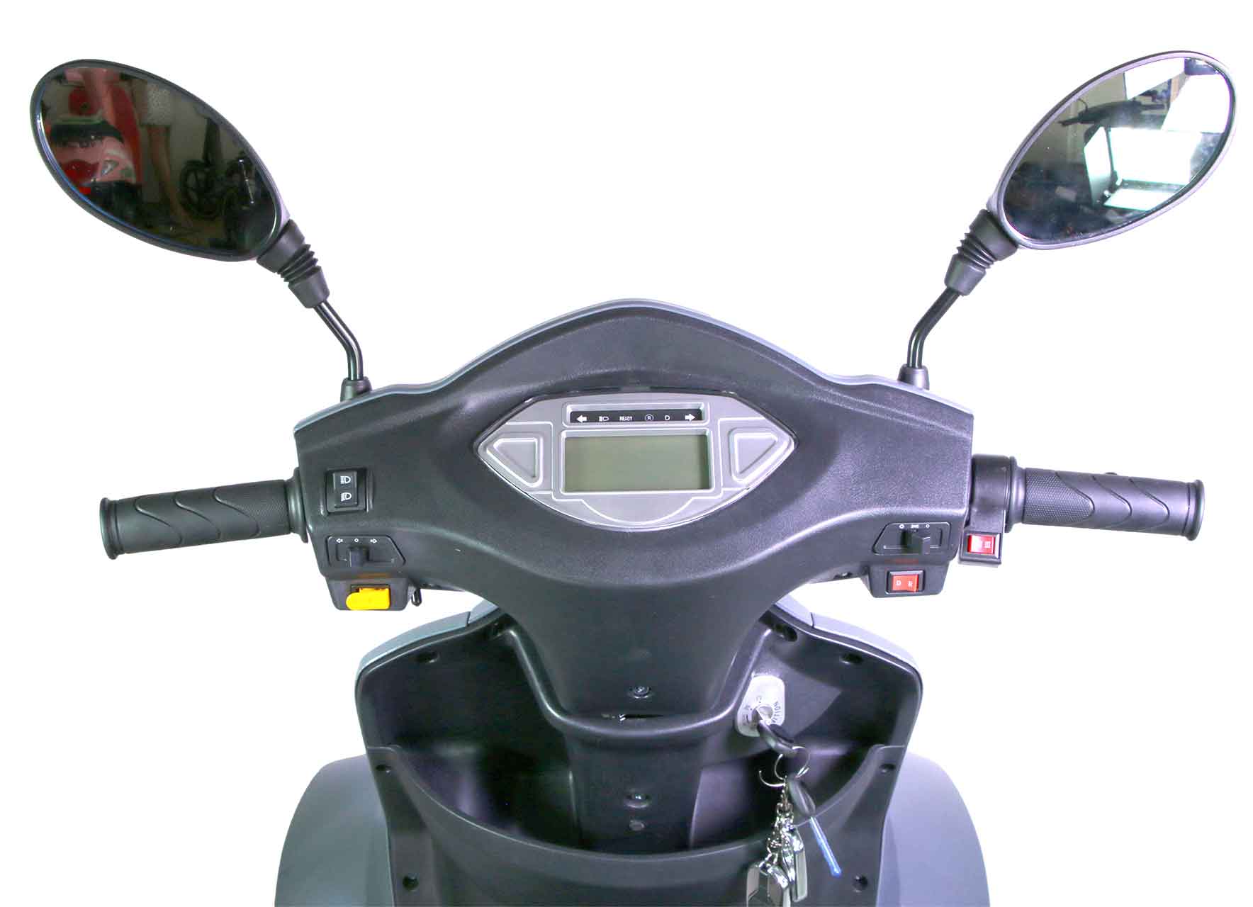 Rocknbikes R510 Elektro-Seniorenmobil Steingrau 25km/h Akku 60V20Ah Senioren Roller E-Scooter Roller
