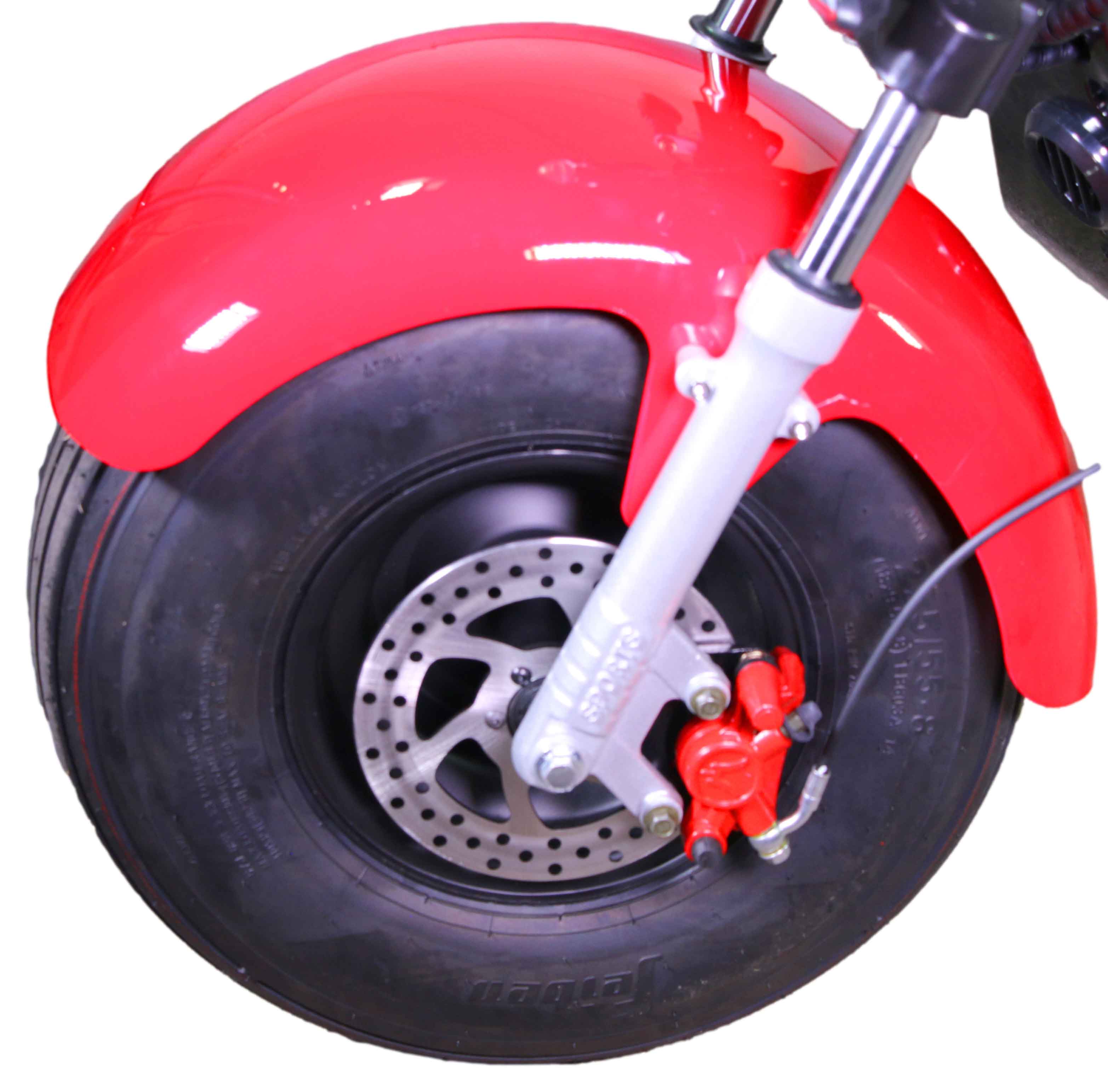 HR-2 RocknBikes Elektroroller Motorroller 45km/h Harley Scooter CitiCoco Ferrari Rot ohne Akku teilzerlegt im Karton