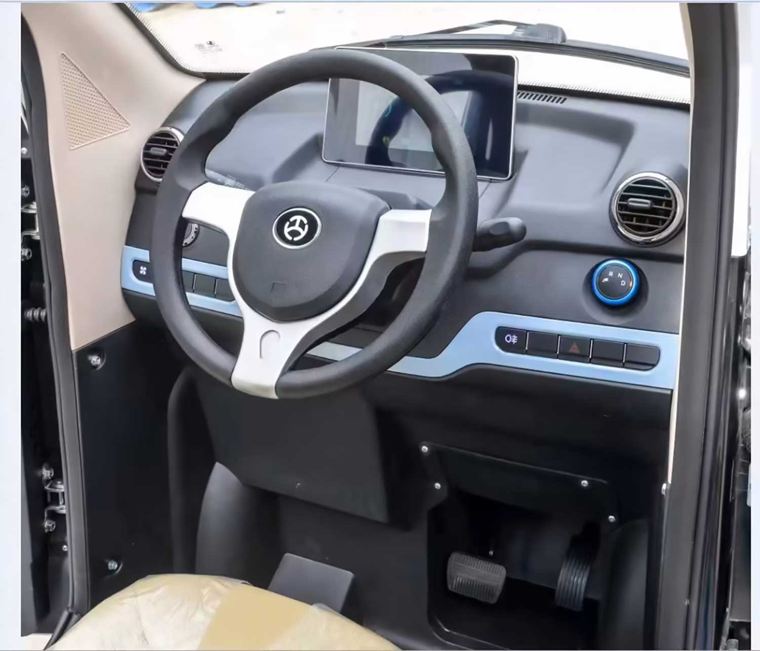 ES1 MicroCar 25km/h Antrazith Grau 60V52Ah Lithium Akku herausnehmbar 4-Wheeler ab 15 Jahren 2-Personen Zulassung