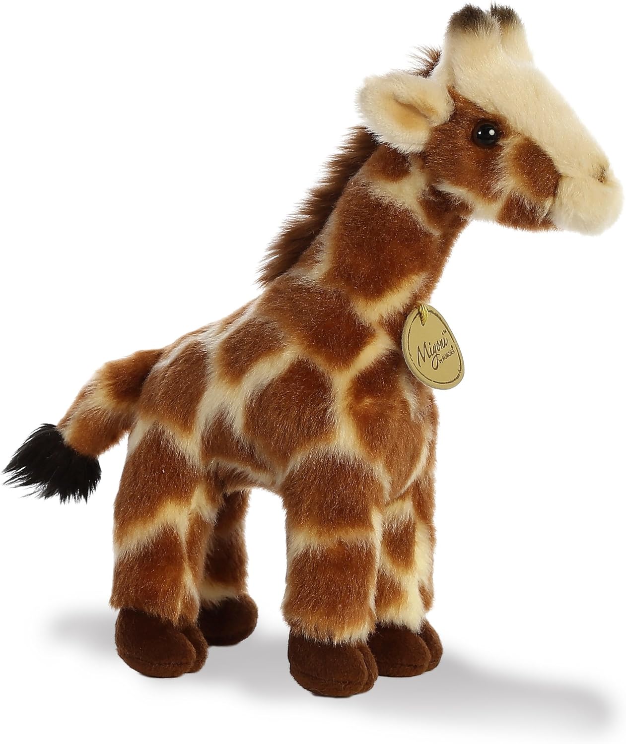 Aurora, 10822, MiYoni Giraffe, 23cm, Plüschtier, braun Stofftier Kuscheltier