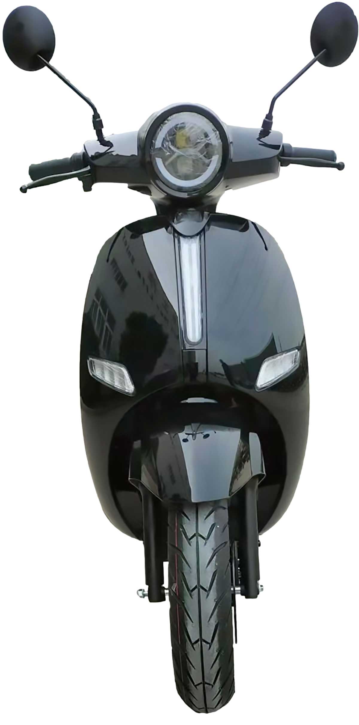 RocknBikes KN 125 Schwarz L3e Motorroller 8KW Geschwindigkeit >80km/h  mit Straßenzulassung 72V50Ah Akku