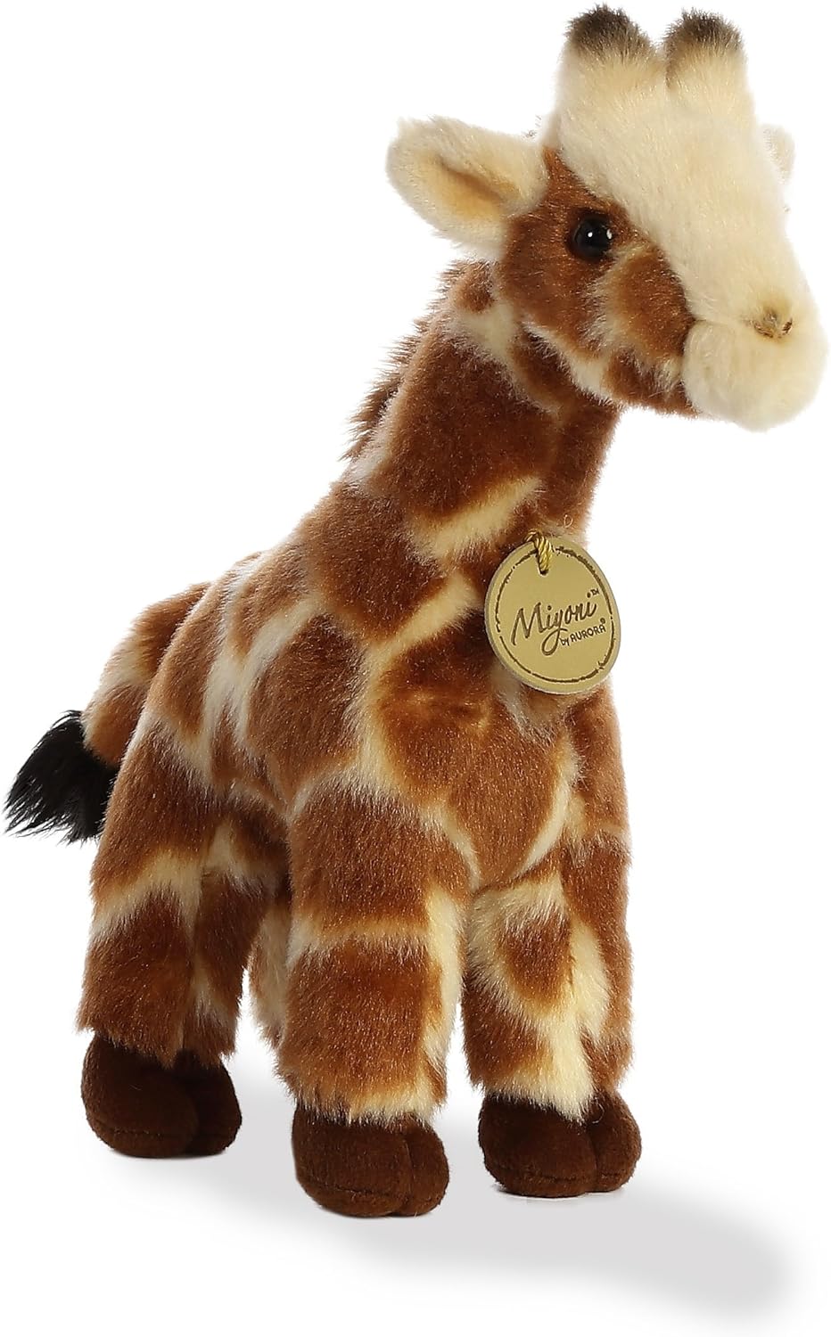 Aurora, 10822, MiYoni Giraffe, 23cm, Plüschtier, braun Stofftier Kuscheltier