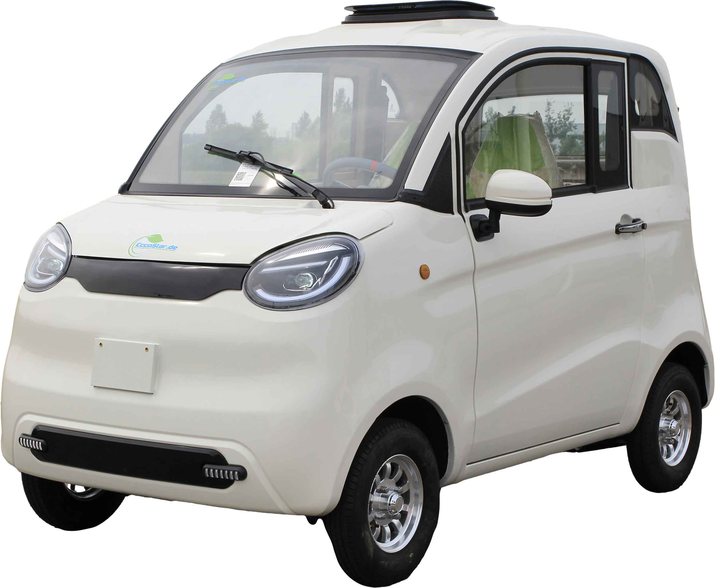 ES2 Side-By-Side Microcar 45km/h VIELE FARBEN 2-Personen 72V58Ah Akku ca. 70km Reichweite Führerschein AM ab 15-Jahren