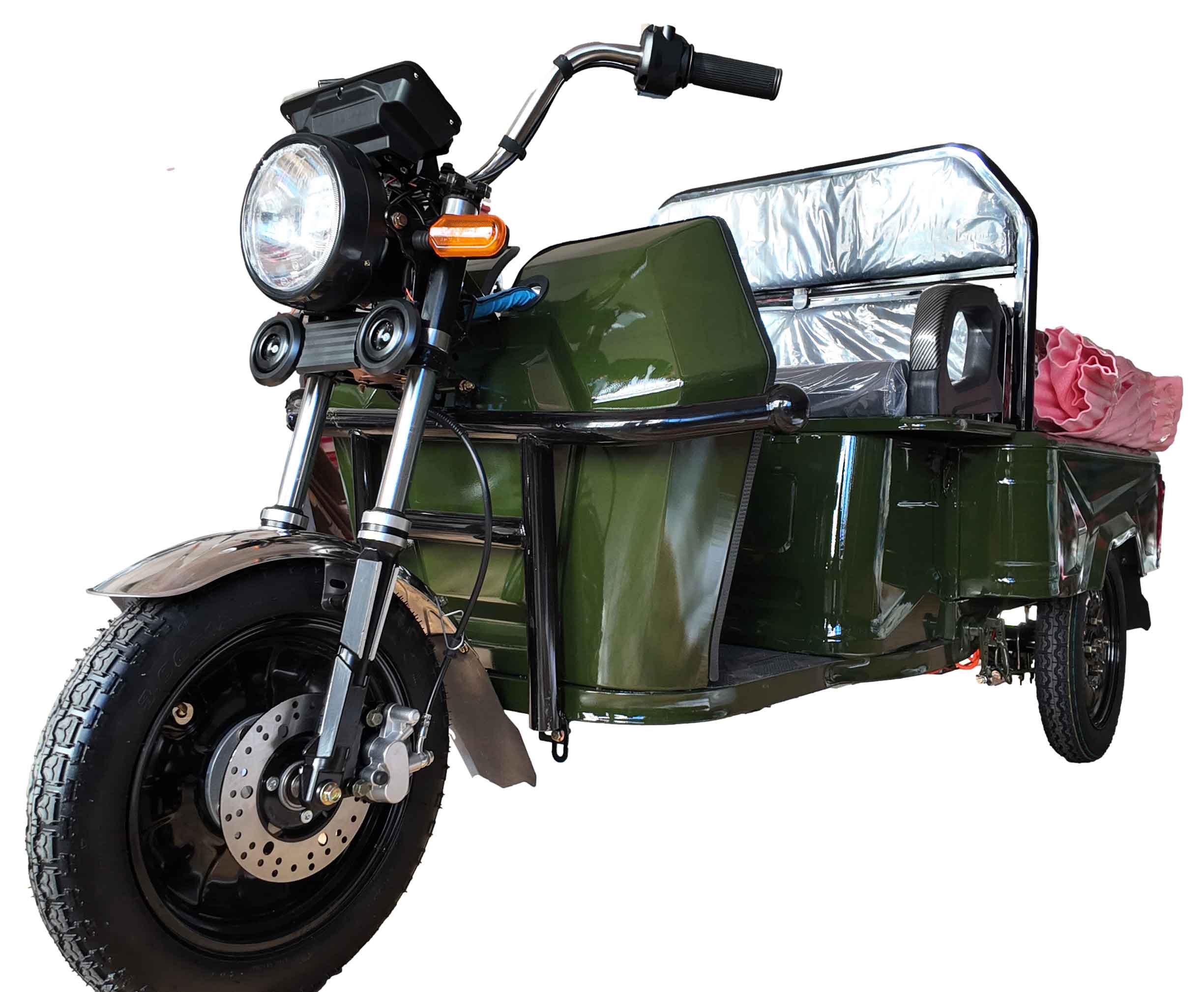 CargoTrike E-Lastendreirad B03 Grün, Silber Grau, Türkis 45km/h Mokick Version Version CargoTrike Straßenzulassung