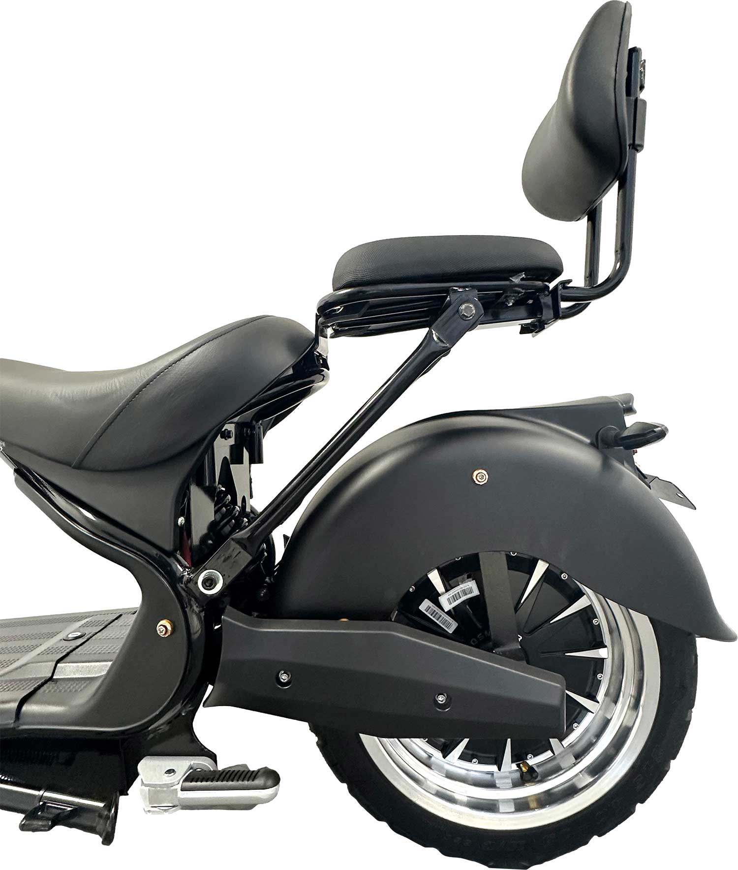 Rocknbikes RE10 MH3 Elektro-Chopper Carbon-Look Graphite 45km/h Alufelgen 3kW  Akku 60V30Ah