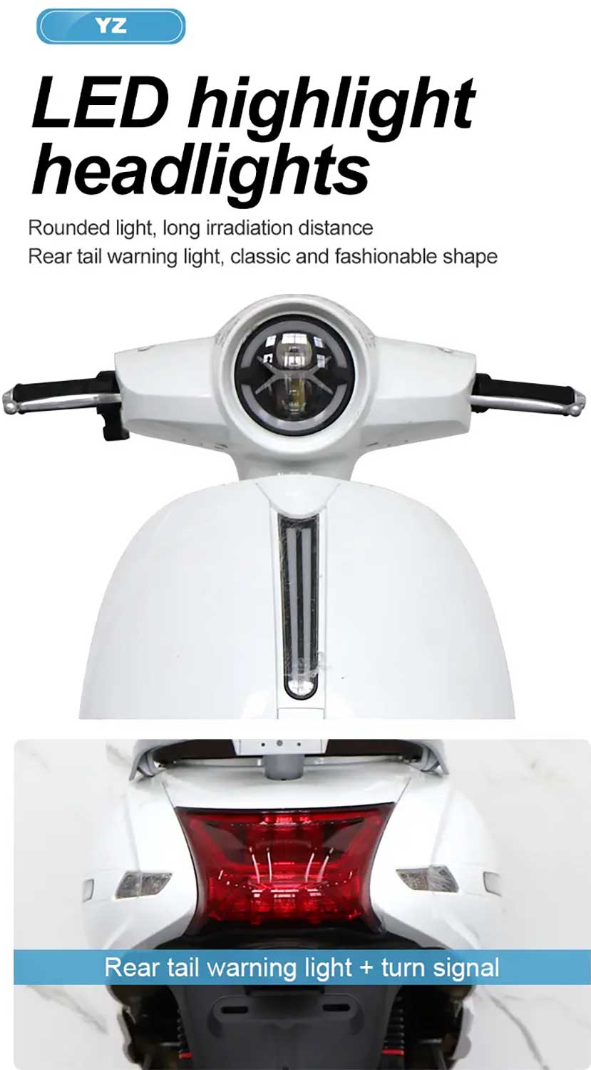 RocknBikes KN125 Ferrari Rot L3e Elektroroller 8KW Geschwindigkeit >80km/h  mit Straßenzulassung 72V50Ah Kaining