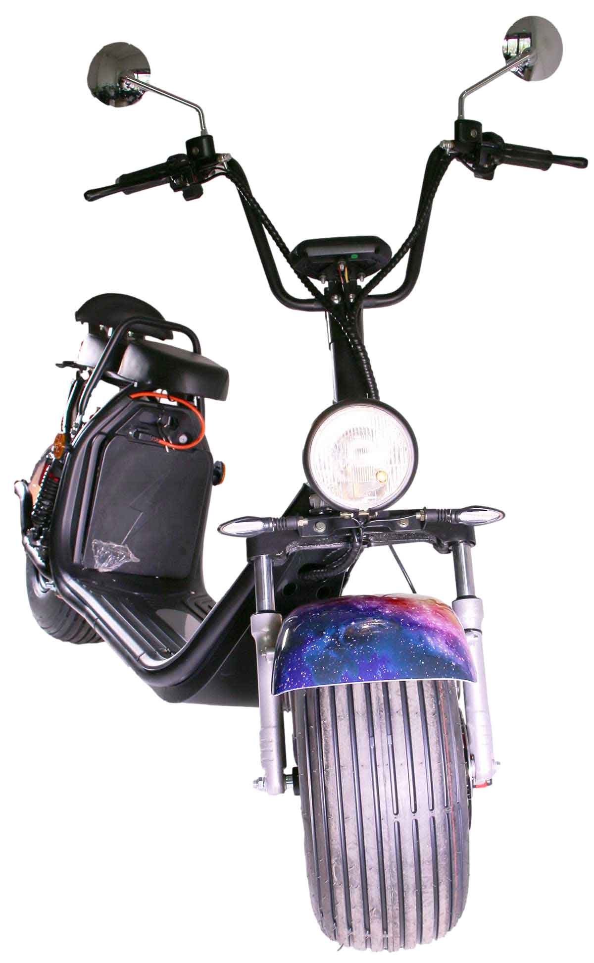 HR-2 RocknBikes Elektroroller Motorroller 45km/h Harley Scooter CitiCoco Galaxy ohne Akku teilzerlegt im Karton