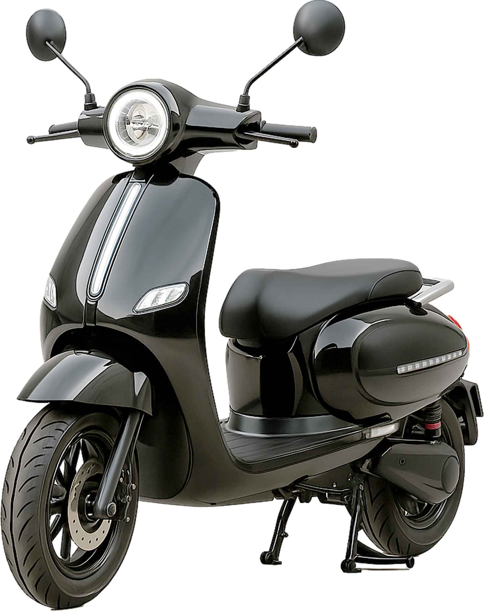 RocknBikes KN 125 Schwarz L3e Motorroller 8KW Geschwindigkeit >80km/h  mit Straßenzulassung 72V50Ah Akku