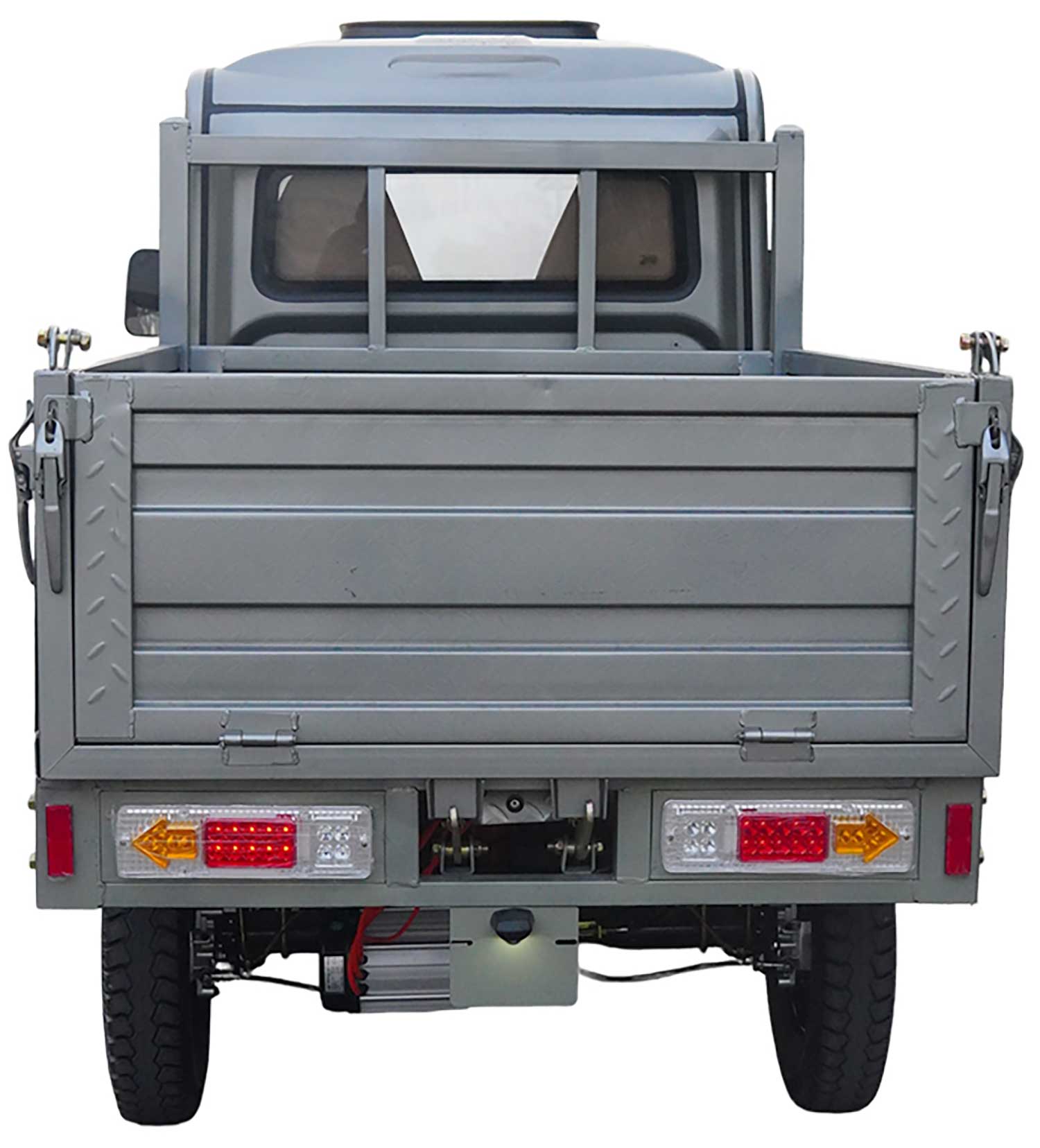 RocknBikes Pick-Up Cargo PK1 (A41) WEISS 72V58Ah Lead-Acid Akku 45km/h Version Hydraulische Kippmulde 2 Personen Straßenzulassung