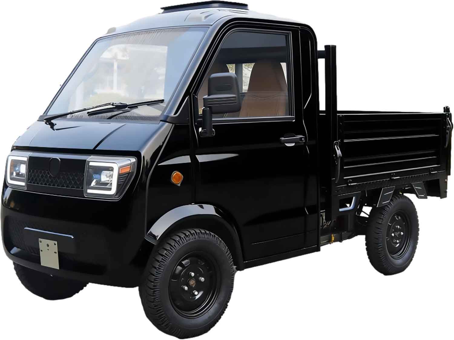 RocknBikes Pick-Up Cargo PK1 (A41) in vielen Farben erhältlich 72V58Ah Lead-Accid Akku Hydraulische Kippmulde 45km/h Version 2 Personen Straßenzulassung