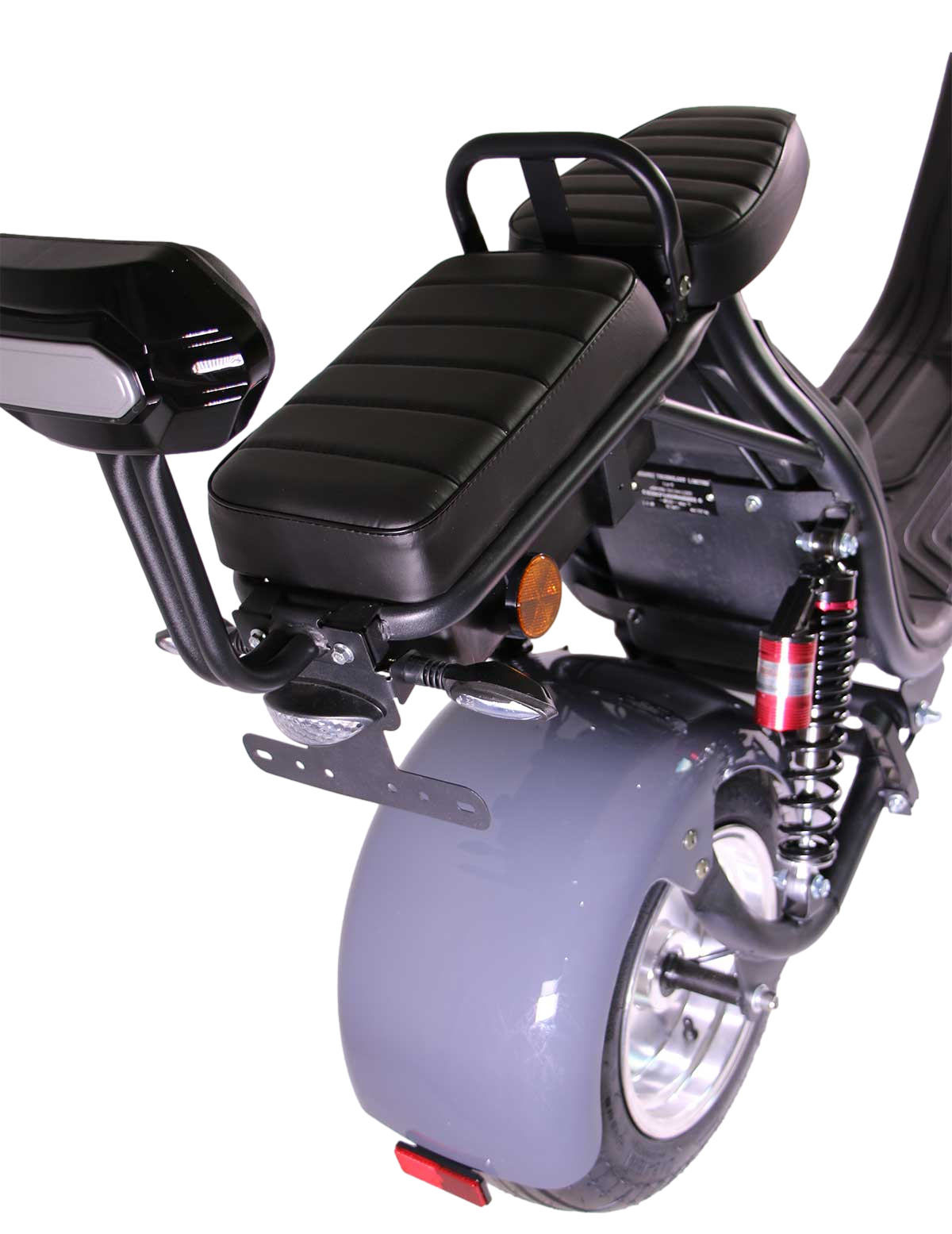 RocknBikes CP1.6 mit Alu-Felgen Motorroller 45km/h Elektroscooter Stone-Grey Grau 60V20Ah Komplett zusammengebaut