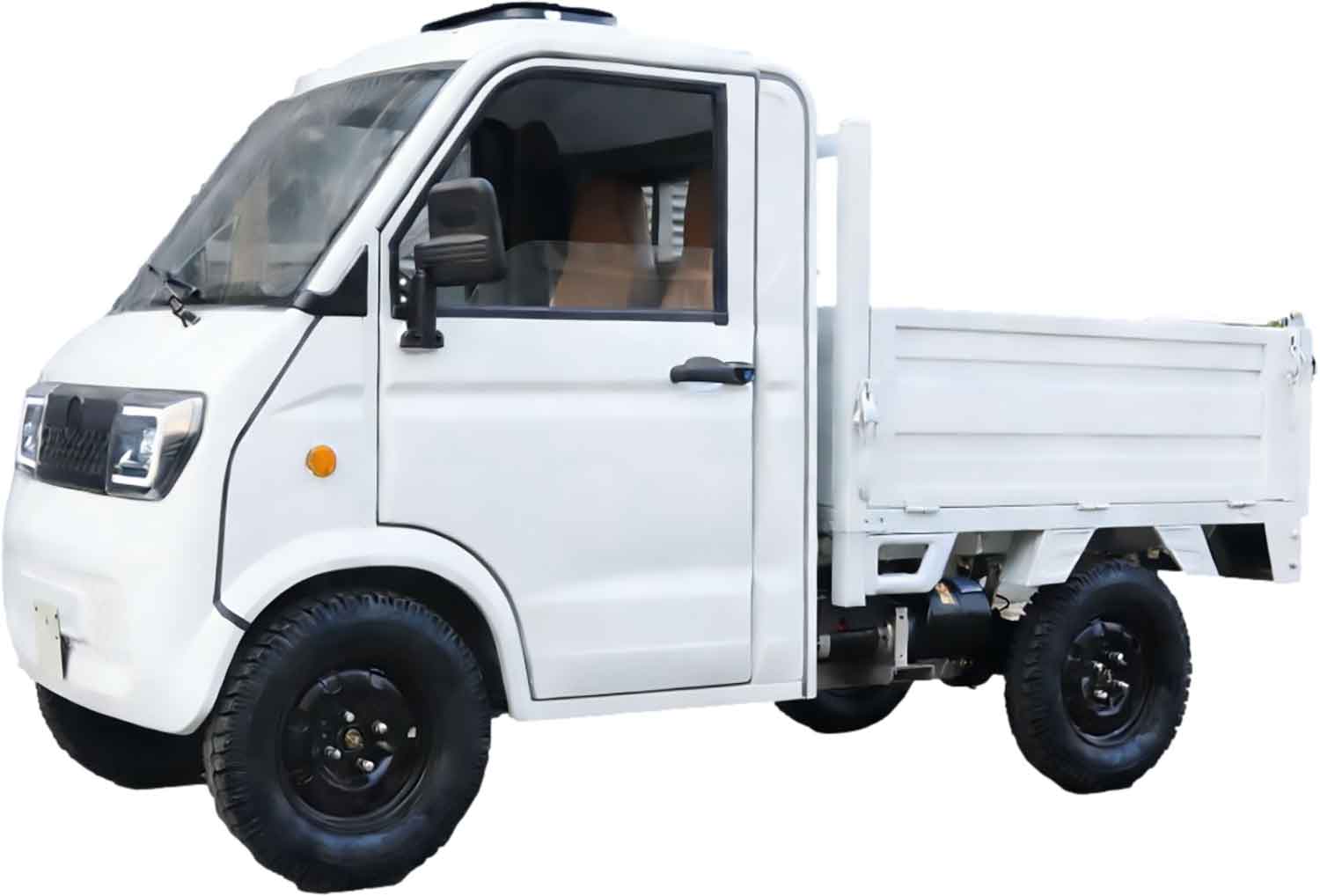 RocknBikes Pick-Up Cargo PK1 (A41) in vielen Farben erhältlich 72V58Ah Lead-Accid Akku Hydraulische Kippmulde 45km/h Version 2 Personen Straßenzulassung