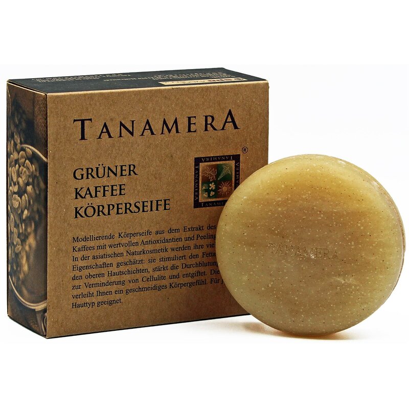 Tanamera® Grüner Kaffee Körperseife, 100g