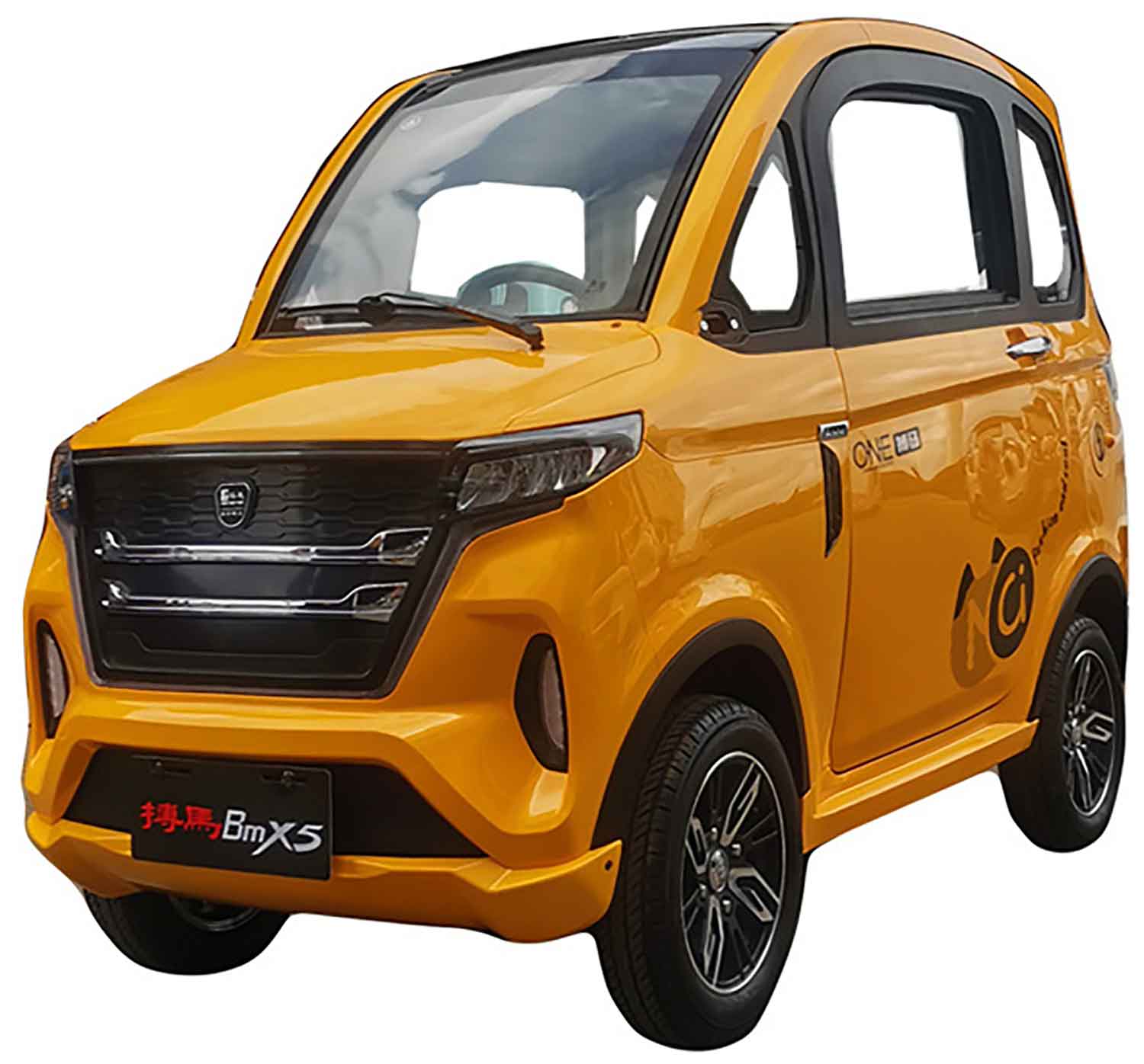 EccoStar X5 E Mint 58Ah Akku 4-Wheeler MicroCar 45km/h Mokick ab15 mit Führerschein AM 2-Personen Straßenzulassung