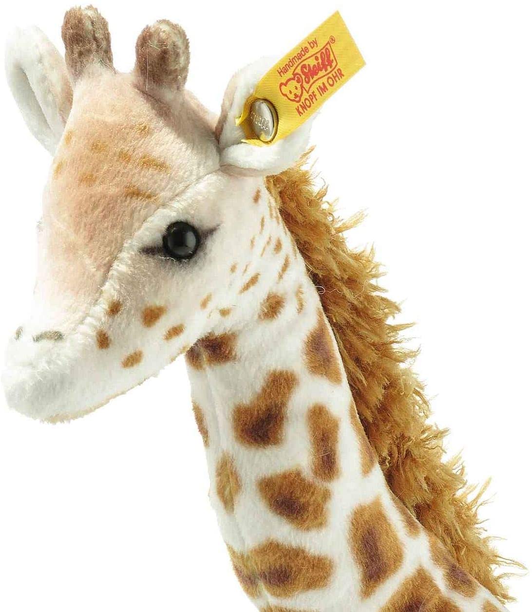 Steiff Kuscheltier Massai Giraffe Magda, National Geographic Wildtier, Süßes Stofftier, Jungen, Mädchen & Babys ab 0 Monaten, Plüschtier, 26 cm, 024412