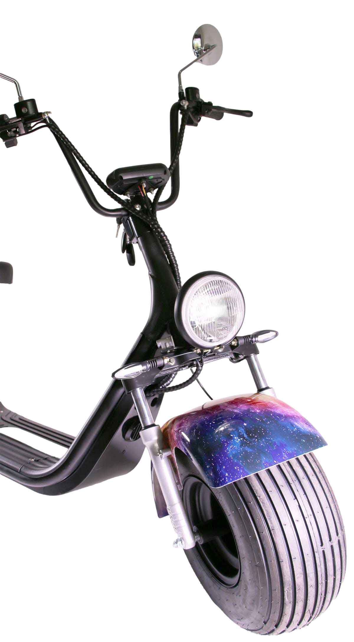 HR-2 RocknBikes Elektroroller Motorroller 45km/h Harley Scooter CitiCoco Galaxy ohne Akku teilzerlegt im Karton