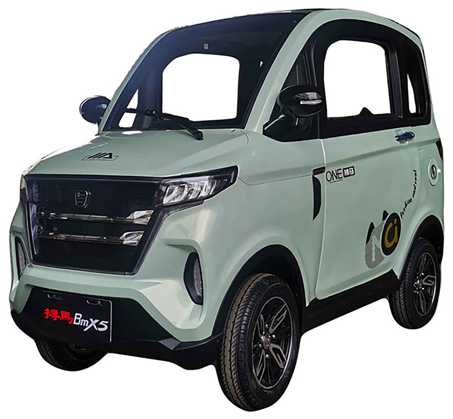 EccoStar X5 E Mint 58Ah Akku 4-Wheeler MicroCar 45km/h Mokick ab15 mit Führerschein AM 2-Personen Straßenzulassung
