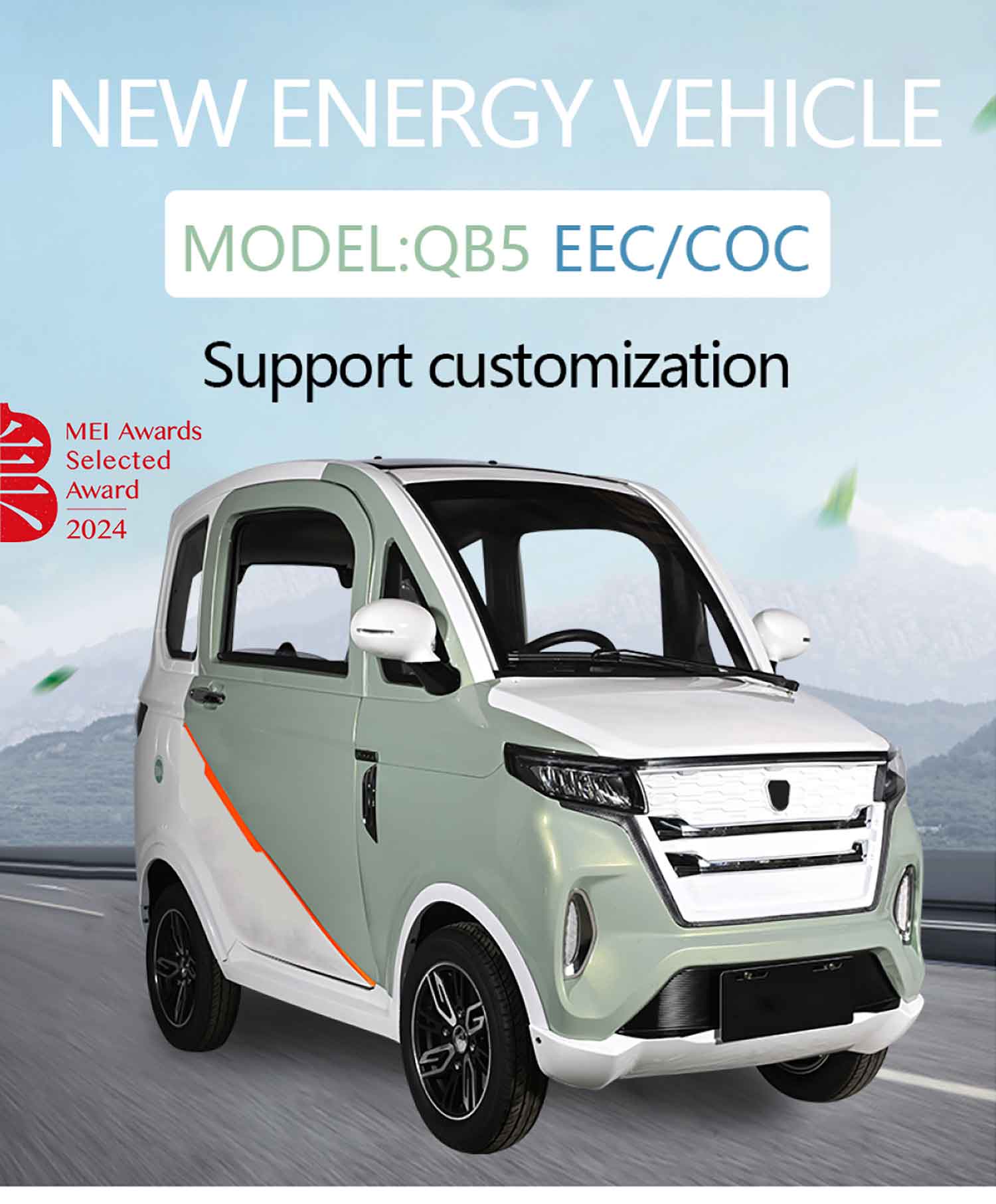 EccoStar X5 E Mint 58Ah Akku 4-Wheeler MicroCar 45km/h Mokick ab15 mit Führerschein AM 2-Personen Straßenzulassung