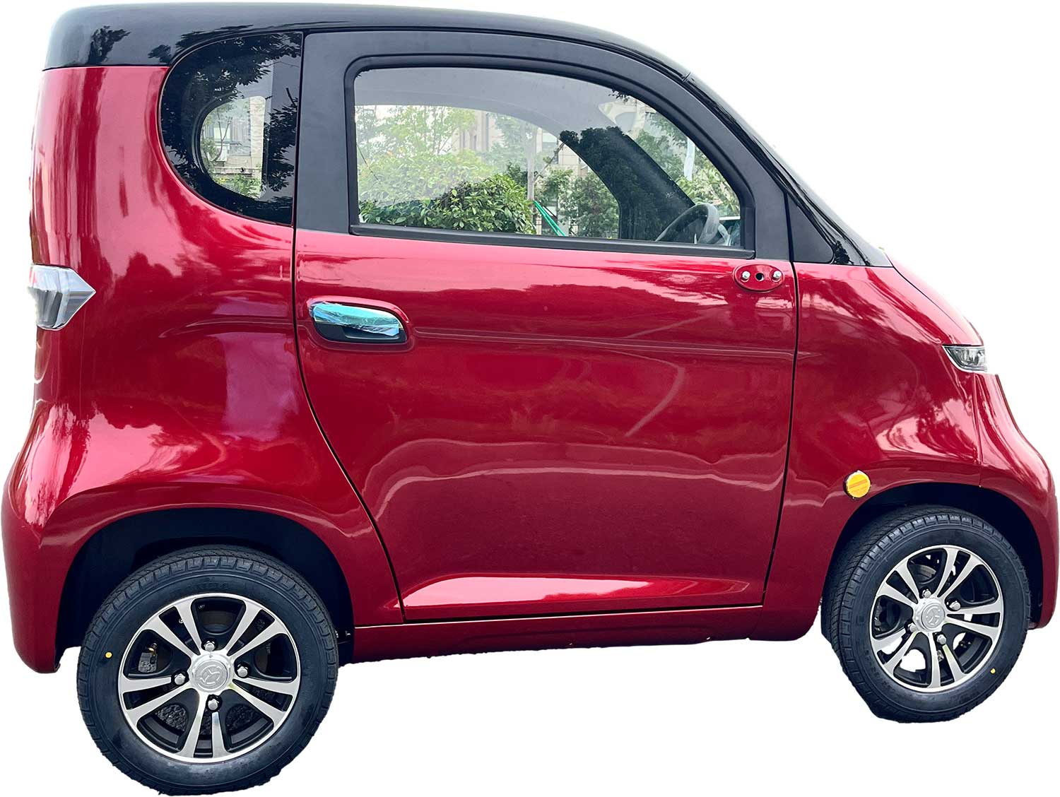 ES1 MicroCar 25km/h Antrazith Grau 60V52Ah Lithium Akku herausnehmbar 4-Wheeler ab 15 Jahren 2-Personen Zulassung