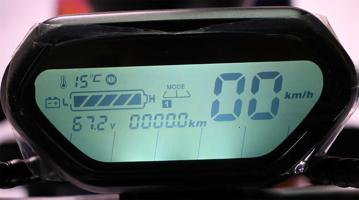 HR-2 RocknBikes Elektroroller Motorroller 45km/h o. 25km/h Harley Scooter CitiCoco Spider Black Akku wählbar w/o Battery partly mounted 45km/h Mokick