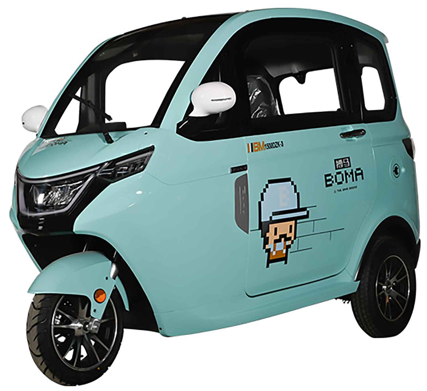 EccoStar X3 Mint MicroCar 45km/h Mokick Version 2 Personen Ab15 Jahren mit Führerschein AM