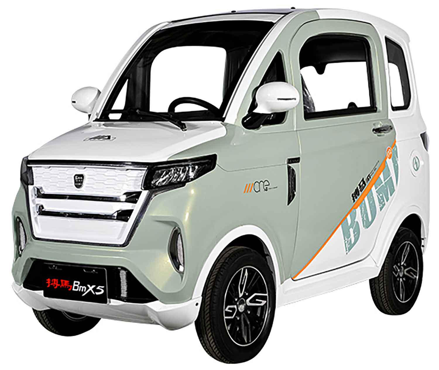 EccoStar X5 E Mint 58Ah Akku 4-Wheeler MicroCar 45km/h Mokick ab15 mit Führerschein AM 2-Personen Straßenzulassung