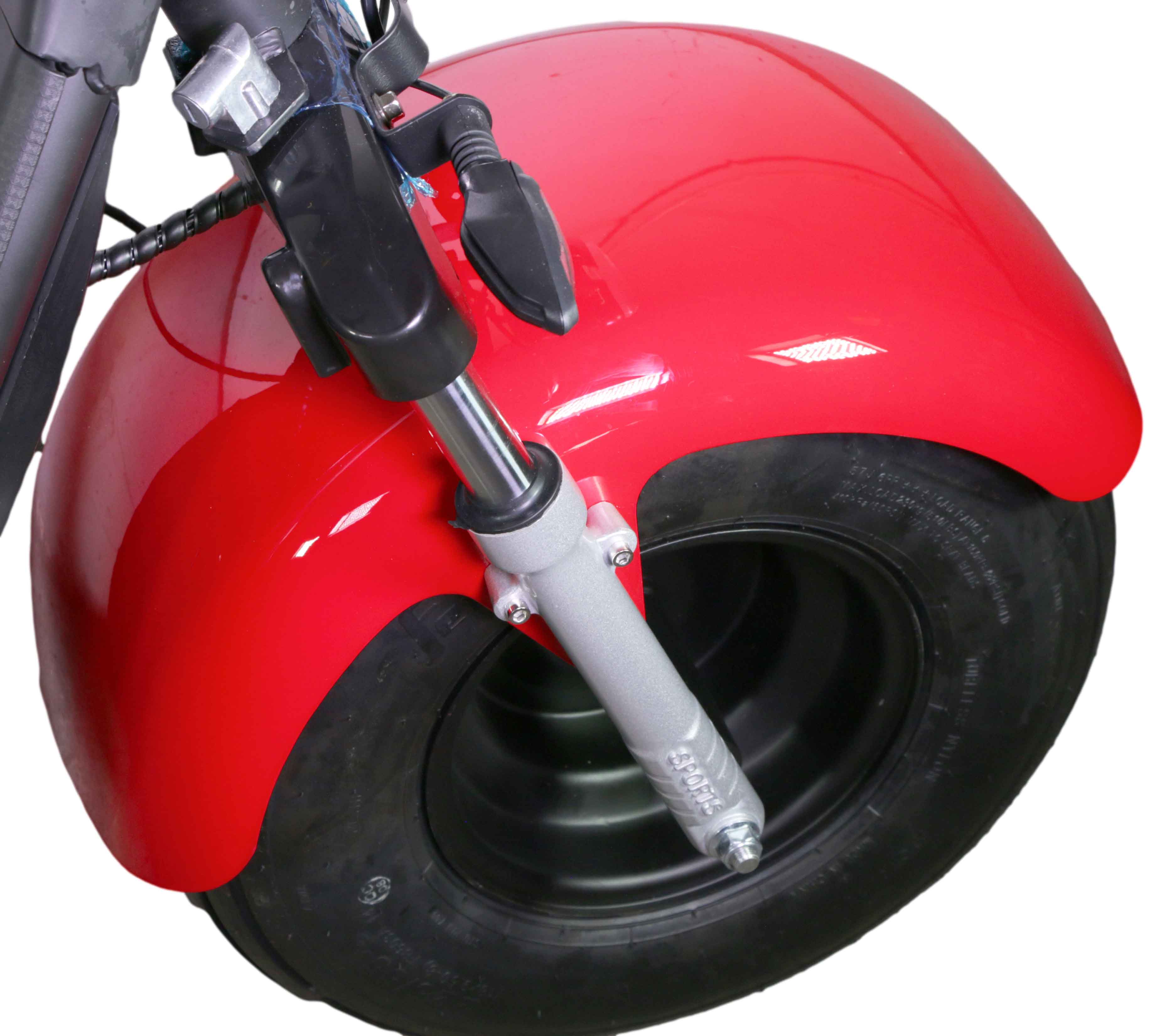 HR-2 RocknBikes Elektroroller Motorroller 45km/h Harley Scooter CitiCoco Ferrari Rot ohne Akku teilzerlegt im Karton