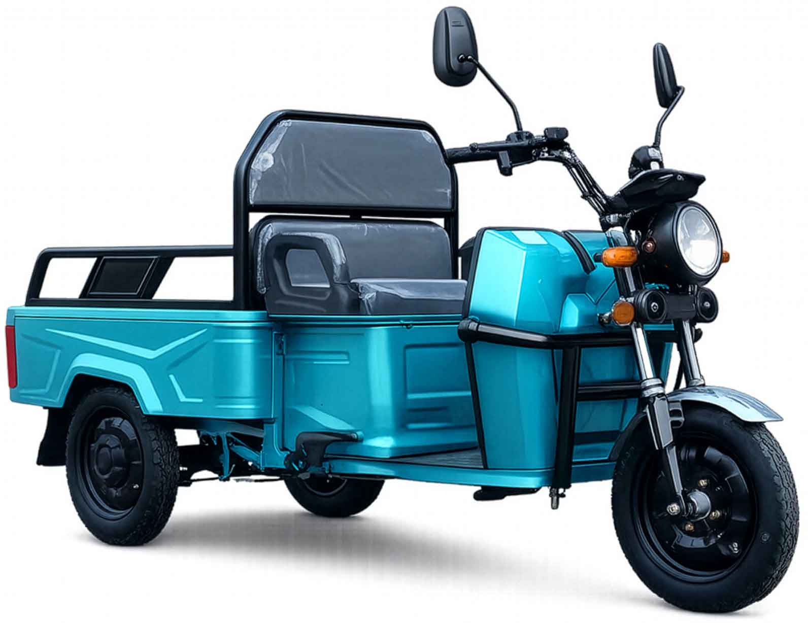 CargoTrike E-Lastendreirad B03 Grün, Silber Grau, Türkis 45km/h Mokick Version Version CargoTrike Straßenzulassung
