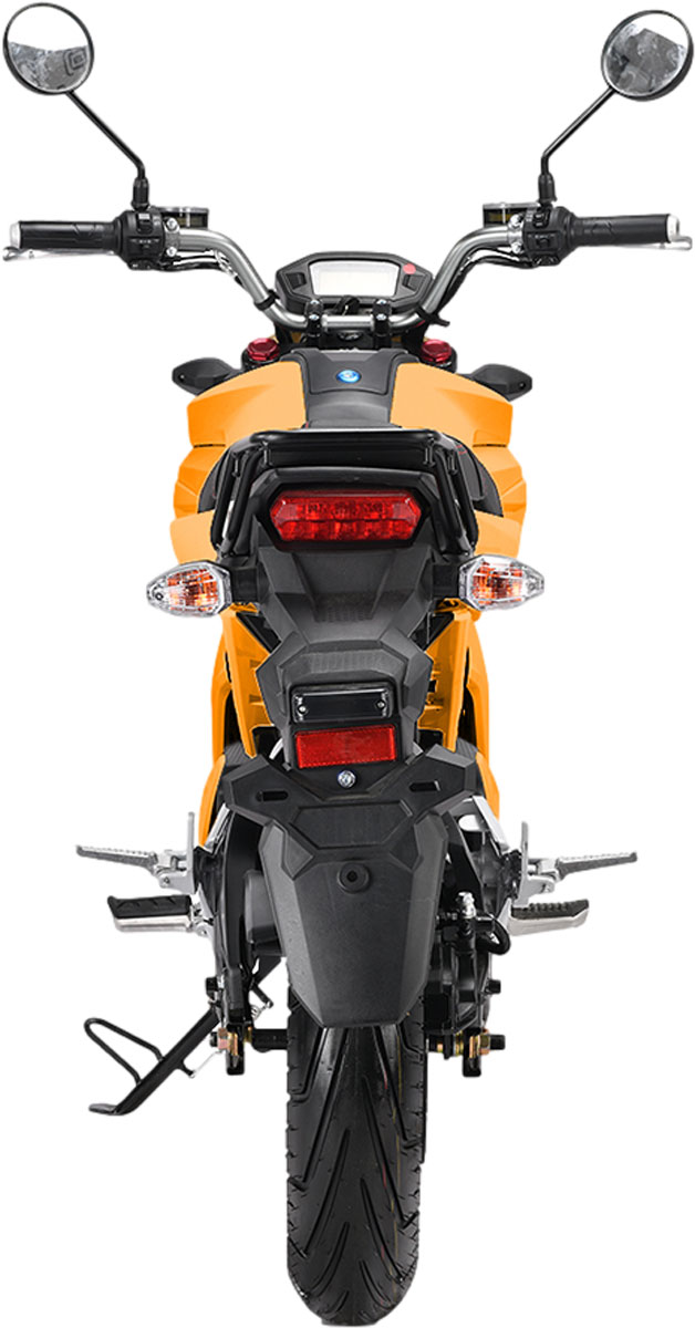 Elektro Motorrad RE8 Orange 45km/h 72V20Ah Lead Accid Alufelgen Naked Bike