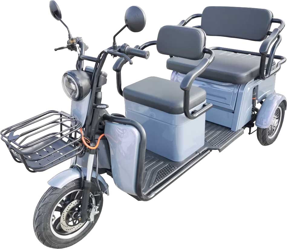 MoveEco P1-00 Elektrisches Dreirad Rot Seniorenmobil  2 Personen Mobilität für alle Generationen 25km/h 3 Jahre