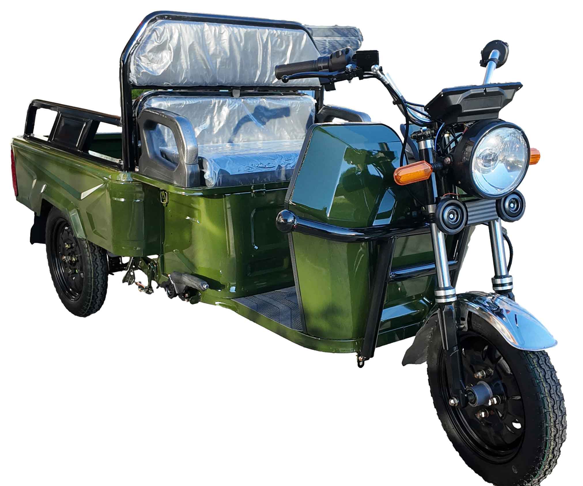 CargoTrike E-Lastendreirad B03 Grün, Silber Grau, Türkis 45km/h Mokick Version Version CargoTrike Straßenzulassung
