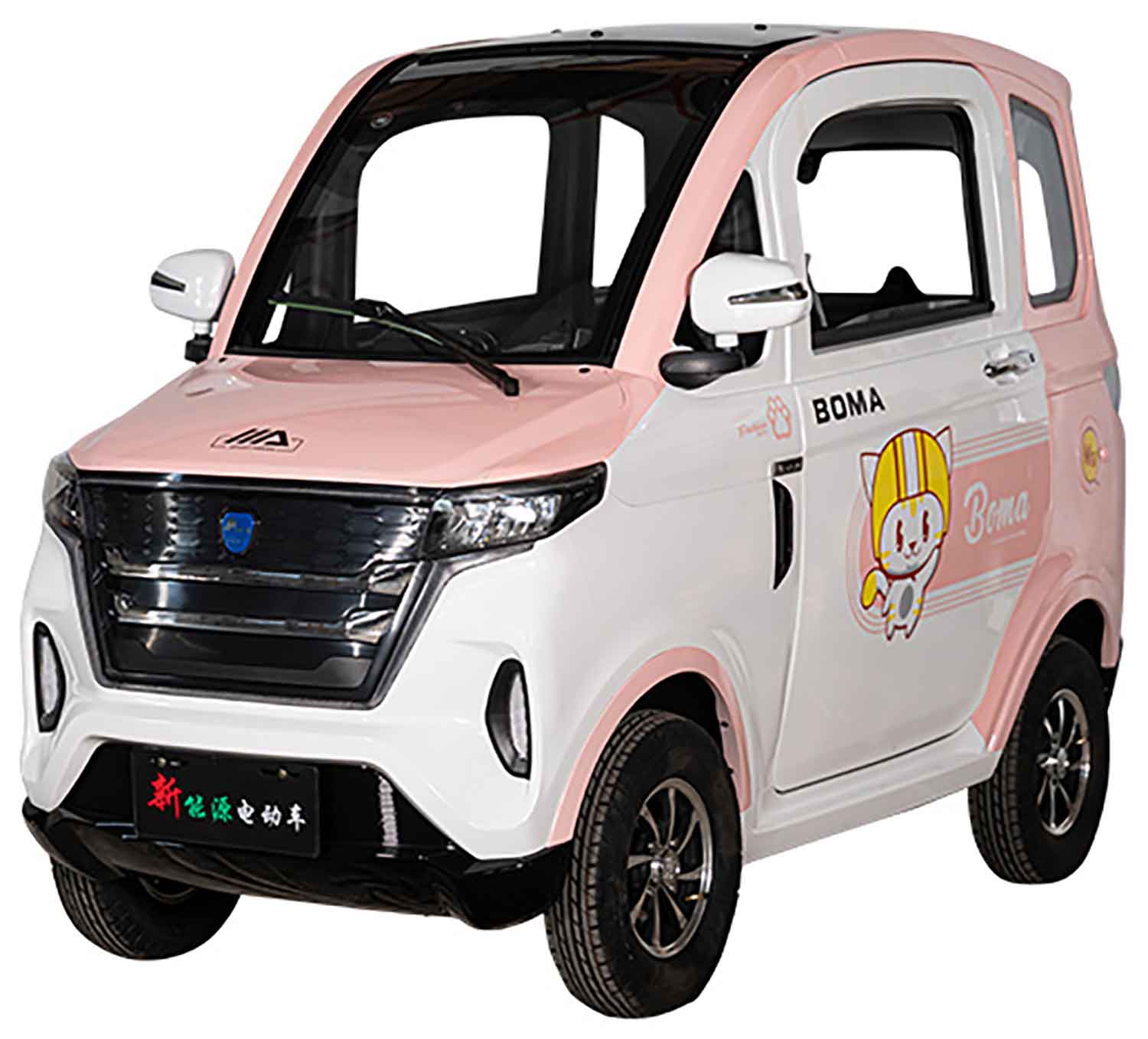 EccoStar X5 E Mint 58Ah Akku 4-Wheeler MicroCar 45km/h Mokick ab15 mit Führerschein AM 2-Personen Straßenzulassung