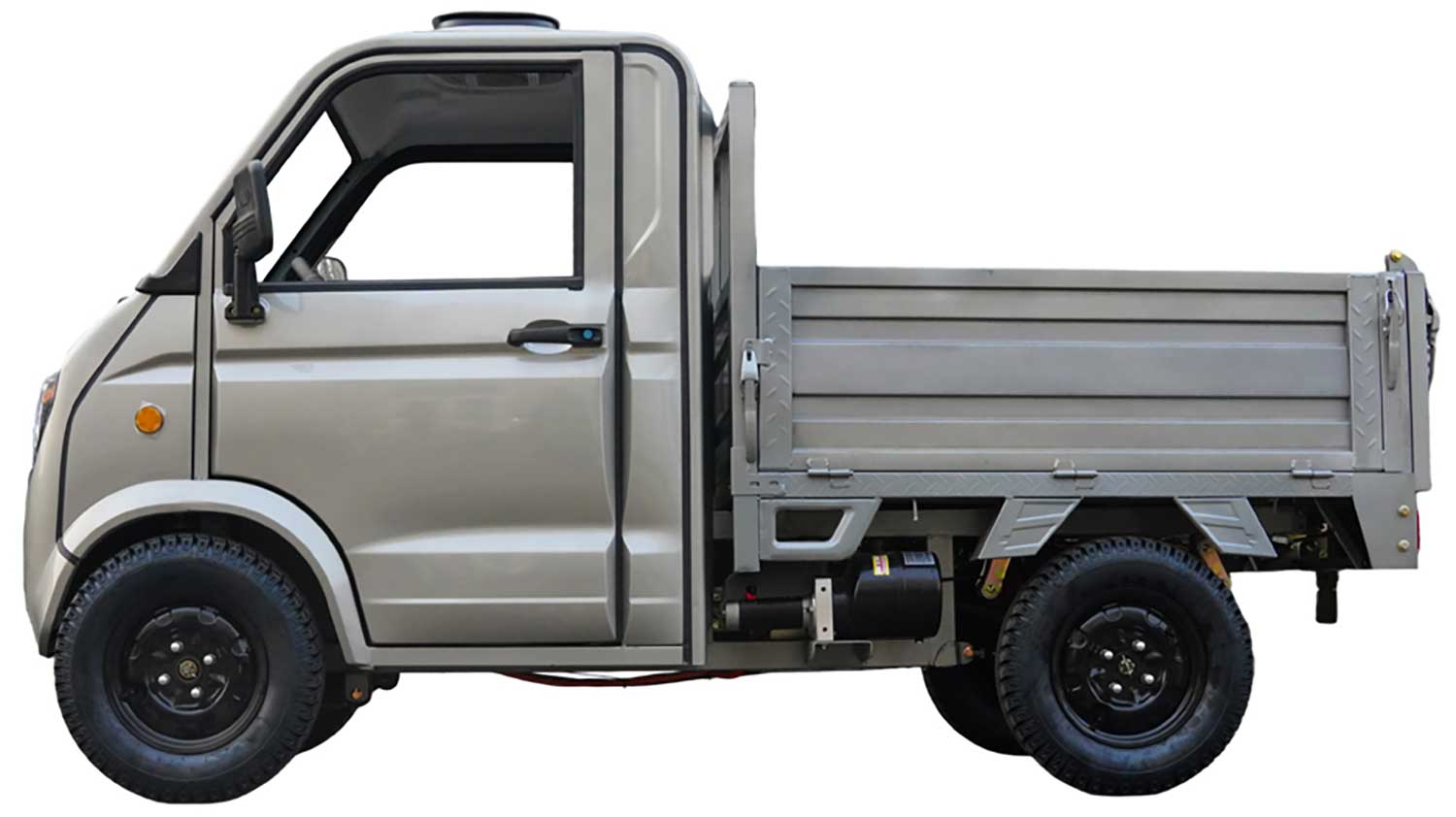 RocknBikes Pick-Up Cargo PK1 (A41) WEISS 72V58Ah Lead-Acid Akku 45km/h Version Hydraulische Kippmulde 2 Personen Straßenzulassung