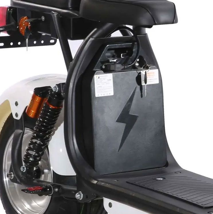 RocknBikes CP1.6 Elektroroller Spider Red Motorroller 45km/h Mokick Alu-Felgen ohne Akku teilzerlegt im Karton  Rot