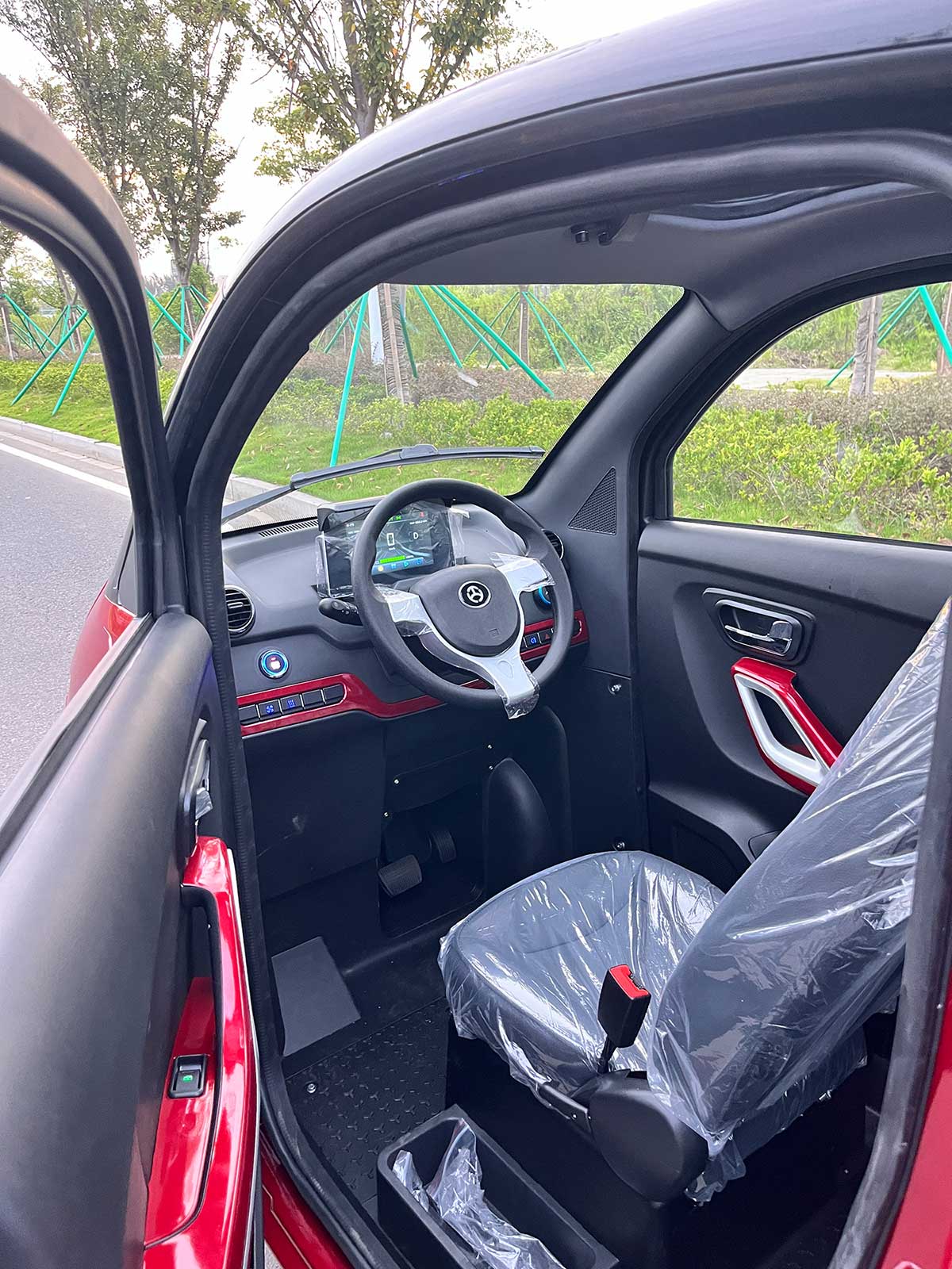 ES1 MicroCar 25km/h Antrazith Grau 60V52Ah Lithium Akku herausnehmbar 4-Wheeler ab 15 Jahren 2-Personen Zulassung