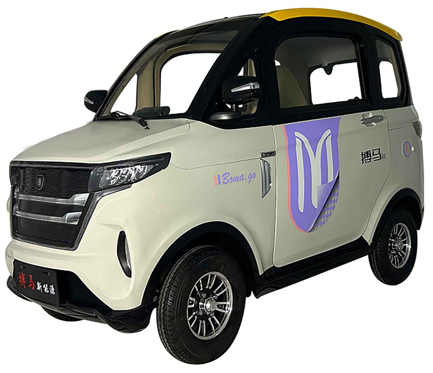 EccoStar X5 E Mint 58Ah Akku 4-Wheeler MicroCar 45km/h Mokick ab15 mit Führerschein AM 2-Personen Straßenzulassung